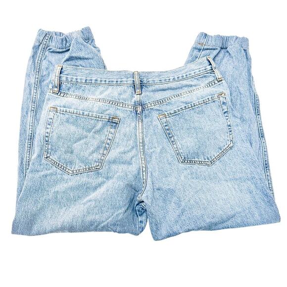 Frame Lounge Organic Cotton Jogger Jeans In Light Blue Wash Chill Size 28 LLJ576 - Picture 5 of 7